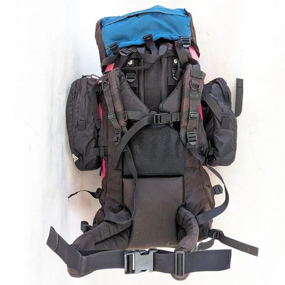 π Lowe Alpine Sirocco Internal Frame Blue Nylon Hiking Camping Backpack π - Picture 4 of 16